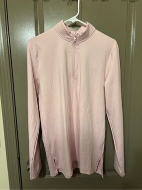 Under Armour Pale Pink Quarter-Zip Pullover